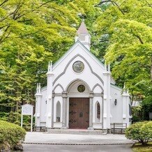 旧軽井沢礼拝堂 旧軽井沢ホテル音羽ノ森の画像｜教会外観