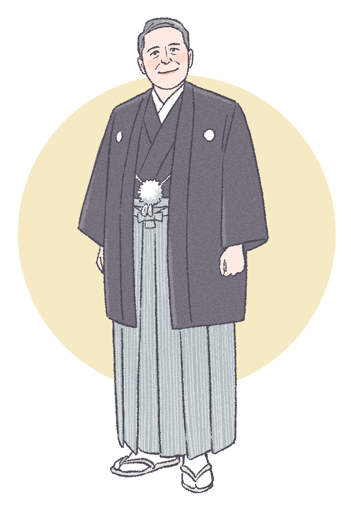 黒紋付き