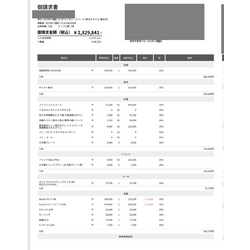 費用明細1