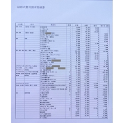 費用明細1