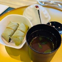 橿原神宮　養正殿（ようせいでん）の写真｜柿の葉寿司と三輪素麺の味噌汁２
