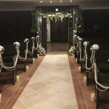 熊本ホテルキャッスルの写真｜チャペル出入口