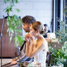 ヴィラルーチェの写真｜友人による素晴らしいスピーチで大笑いしたあとに感動して涙しました。
