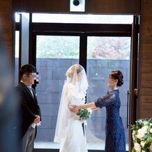 ヴィラルーチェの画像｜入場は両親と3人で入場しました。