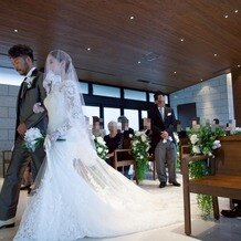 ヴィラルーチェの画像｜父から新郎へバトンタッチするシーンは感動的でした。