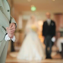 藻岩シャローム教会の画像｜新郎入場前