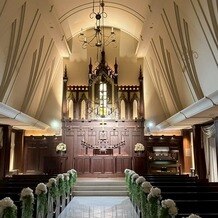 名古屋観光ホテルの画像｜チャペルです。茶色基調で綺麗でした