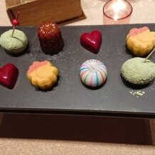 星野リゾート　軽井沢ホテルブレストンコートの画像｜デザートは和菓子でした