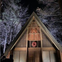 星野リゾート　軽井沢ホテルブレストンコートの画像｜軽井沢高原教会の外観です。