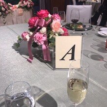 ホテルニューオータニの画像｜テーブルの生花