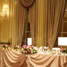 リーガロイヤルホテル東京の画像｜高級感ある綺麗な披露宴会場でした。