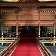 オークスカナルパークホテル富山の画像｜神前結婚式の会場を見学しました。本格的な佇まいで立派でした。BGMもライトも雰囲気が素敵でした。