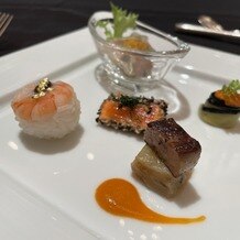 オークスカナルパークホテル富山の画像｜前菜が豪華で高級感があります！