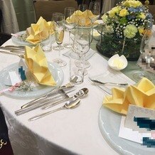 アルカンシエル luxe mariage 名古屋の画像｜テーブルセット