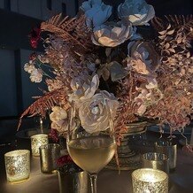 アルカンシエル luxe mariage 名古屋の写真｜夜の披露宴や、キャンドルライトを使用したバージョン