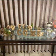 アルカンシエル luxe mariage 名古屋の写真｜ウェルカムパーティーの飾り