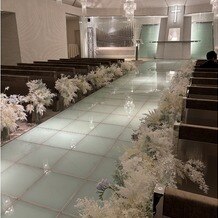アルカンシエル luxe mariage 名古屋の画像｜バージンロード
