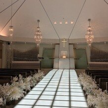 アルカンシエル luxe mariage 名古屋の写真｜白いチャペル