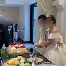 アルカンシエル横浜 luxe mariageの画像｜ケーキ入刀