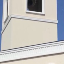アルカンシエルガーデン名古屋の画像｜挙式後に大きな鐘が鳴っていました。
邪魔になるような物がなく、とても景観が良いです。