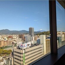 ホテルアソシア静岡の写真｜15階のアルポルトからの風景です。
晴れた日には富士山を仰ぐことができます。