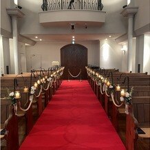 Kyoto St.Andrews Church（京都セントアンドリュース教会）の画像｜バージンロード