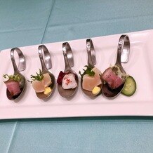 ヒルトン大阪の画像｜試食させて頂いたアミューズ