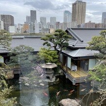 つきじ治作の画像｜2階の披露宴会場からも中庭が楽しめます