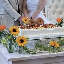 ザ・ロイヤルクラシック姫路の画像｜ドーナツのウエディングケーキ