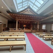 ホテルモントレ ラ・スール大阪の写真｜友人参列も可能な館内神殿です。