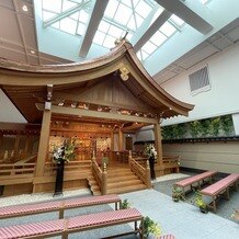 ホテルモントレ仙台の画像｜室内にあるとは思えない、立派な神殿でした。