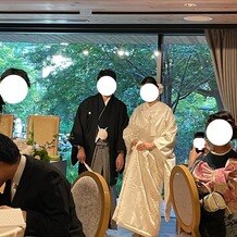 東郷神社／東郷記念館の写真｜素敵な白無垢と紋付き袴