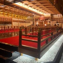 マリエカリヨン名古屋の画像｜和の挙式会場
島根の出雲大社の御神体を祀る空間で本格的で素敵です
