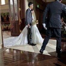 ピアザ デッレ グラツィエの写真｜入場した時のゲストの方の反応が良くて嬉しかったです！