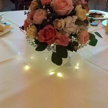 ピアザ ララ ルーチェの画像｜テーブル装花