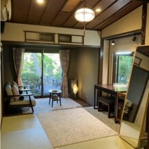 ＴＨＥ　ＧＡＲＤＥＮ　ＰＬＡＣＥ　小林樓の写真｜新郎新婦の着替えなどを行う控室