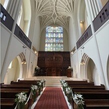 THE ABBEY CHURCH（アビー・チャーチ）の写真｜スタンドグラスのある魅力的な挙式会場です！