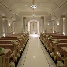 名古屋マリオットアソシアホテルの画像｜洋装の場合の挙式会場（1）
（挙式会場が二か所あります）