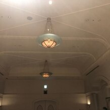 名古屋マリオットアソシアホテルの画像｜挙式会場天井の様子