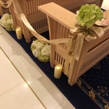 名古屋マリオットアソシアホテルの画像｜挙式会場の装花の様子