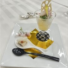 華王殿の画像｜一番高いコースなので、前菜の前のアミューズもありました。綺麗でした。