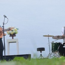 ホテル・フロラシオン那須の写真｜夫もサプライズでバンド演奏。