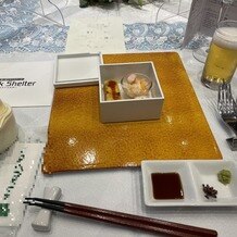 SHOHAKUEN HOTEL（松柏園ホテル）の画像｜披露宴が始まる前のお食事