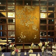 オリエンタルホテル 神戸・旧居留地の写真｜金屏風がゴージャスで、写真撮影にもピッタリでした！