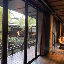 THE KAWABUN NAGOYAの画像｜披露宴会場からの庭の景色