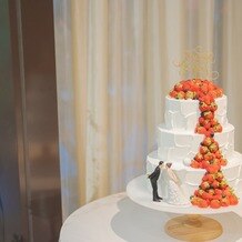 ＷＩＴＨ ＴＨＥ ＳＴＹＬＥ　（ウィズ ザ スタイル）の写真｜イミテーションケーキ
ゲストには小さいパウンドケーキ
生ケーキにも変更は可能