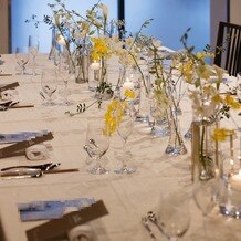 WITH THE STYLE FUKUOKA （ウィズザスタイルフクオカ）の写真｜お花の打ち合わせがあり好きな花、色など自分たちらしい雰囲気になりました。