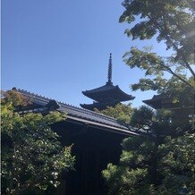ザ ソウドウ ヒガシヤマ キョウト(THE SODOH HIGASHIYAMA KYOTO)の画像｜敷地内部から見た五重塔。きれいに見えます。とても京都らしい！