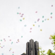 ルシェルブラン表参道の写真｜バルーンリリース