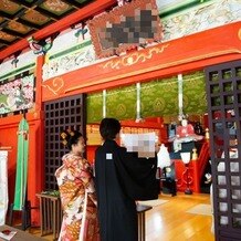 江島神社の写真｜中津宮での挙式風景の様子